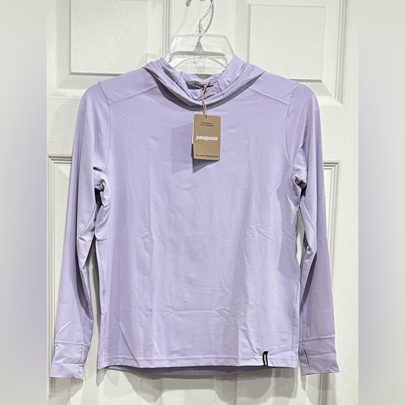Patagonia Other - Patagonia Kids' Medium Capilene Silkweight Hoodie Foxglove Purple NWT UPF 40